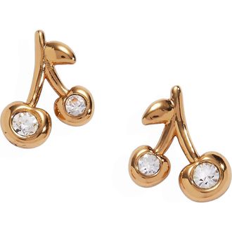 Alex and Ani Summer Fruits Cherry Stud in Gold at Nordstrom