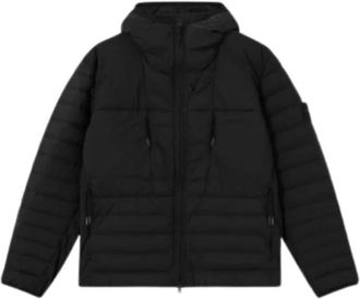 Stone Island Heren, Jassen, Zwart, Maat: L Leer