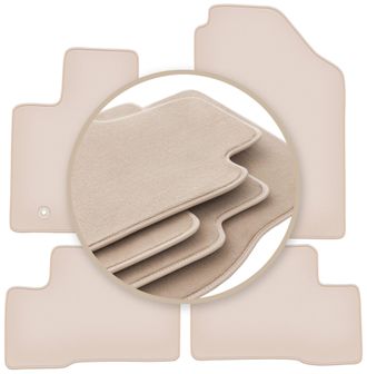OEM Alfombrillas Premium Beige Para: Hyundai Tucson Iv H&iacute;brido Suv 2021