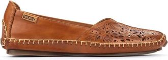 Pikolinos Jerez Perforated Loafer - Dames - Loafers - Bruin - 36 EU - Leer - Schoenen
