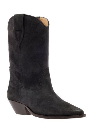 Isabel Marant Womens Ankle Boots Duerto-Gz Leather Black
