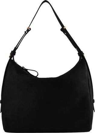 Pourchet Manuscrit Nubuck Schoudertas - Dames - Schoudertassen - Zwart - ONE Size - Leer - Tassen