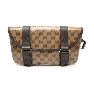 Gucci Pre-owned Belt Bags, unisex, Brown, Size: ONE SIZE Pre-owned Vintage Monogram Canvas Belt Bag
