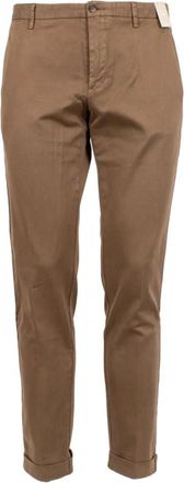 AT.P. CO Sasa Chino - Heren - Chinos - Bruin - L - Katoen - Broeken