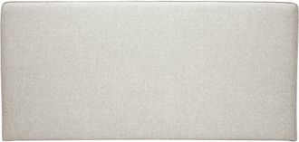 Miliboo Cabecero De Cama Para Colgar De Tela Beige 160 Cm Lily