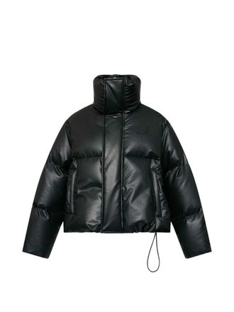 Maison Margiela gewatteerd jack met leereffect