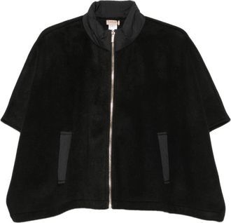 Twinset Cape Jacket - Dames - Ponchos - Zwart - ONE Size - Jassen