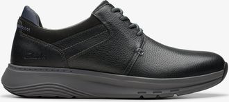 Clarks Motion Trek PT Zwarte Leren Sneakers