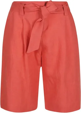 Eleventy Dames, Korte broeken, Rood, Maat: L