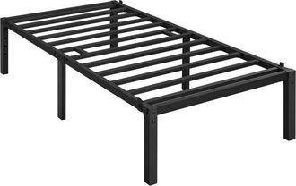 Yaheetech Yaheetech - Base De Metal Base Estructura De Cama Con Espacio Almacenamiento Bajo Para Colch&oacute;n Cama Doble 90 X 200 Cm