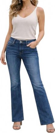 Kut from the Kloth Natalie Boot Cut Jean In Stone Wash Blue