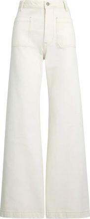 Polo Ralph Lauren Jeans a gamba ampia - Bianco