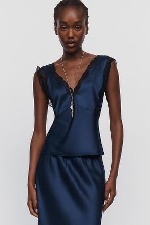 Paige Marin Lace Trim Top