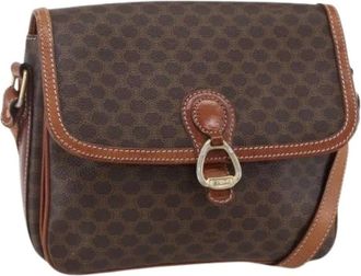 Celine Pre-owned Cross Body Bags, female, Brown, Size: ONE SIZE Pre-owned Vintage Cross Body Bag
