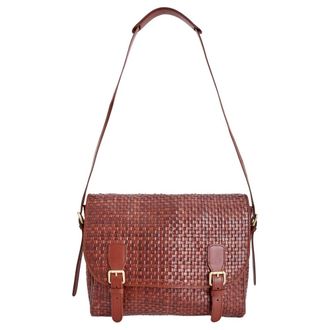Ibeliv Arty Crossbody Tas - Dames - Tassen - Bruin - Maat: ONE Size Katoen