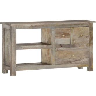 vidaXL Vidaxl - Mueble De Tv De Madera Maciza De Mango 100x30x55 Cm