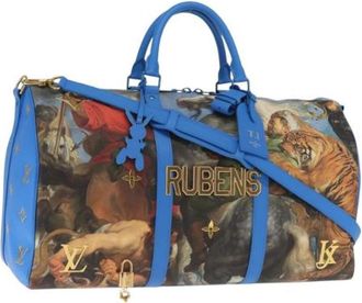 Louis Vuitton Pre-owned Vintage Weekendtas - Dames - Vintage Weekendtas - Blauw - ONE Size - Vintage