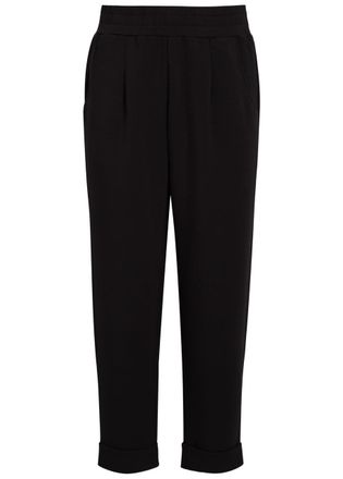 Varley The Rolled Stretch-jersey Sweatpants - Black - Xxs (UK4 / Xxs)