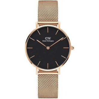 Daniel Wellington Petite Melrose - Dames - Horloges - Geel - ONE Size - Accessoires