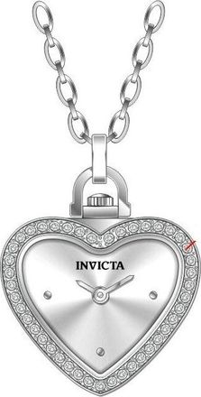 Invicta Mini Angel Quartz Crystal Silver Dial Ladies Watch 49937
