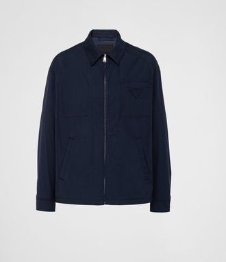 Prada Stretch cotton blouson jacket