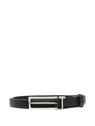 Tom Ford Mens Leather Belt T Loop Black