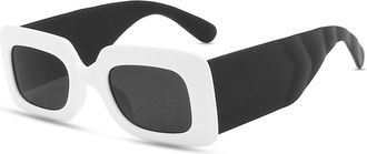 Generic Mens Outdoor Vacation Sunglasses Beach Womens Commuter Sun Glasses(White)