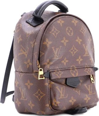 Louis Vuitton Zaino Palm Springs mini in tela con monogramma - Marrone