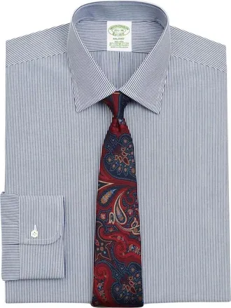 Brooks Brothers Heren, Overhemden, Blauw, Maat: XS Katoen