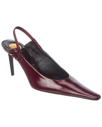 Saint Laurent Anne Marie Leather Slingback Pump