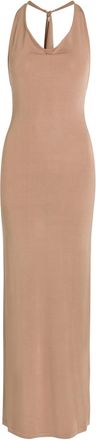 Aya Muse Onda Layered Knit Maxi Dress - Rose - Xxs (UK4 / Xxs)
