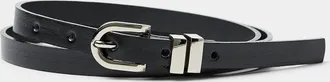 Simons Womens Skinny leather belt