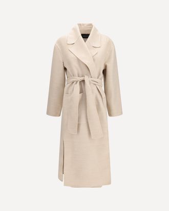 Fabiana Filippi Belted double wool Coat Female 40