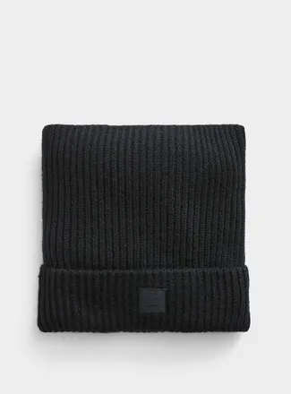 Acne Studios Womens Face patch square hat
