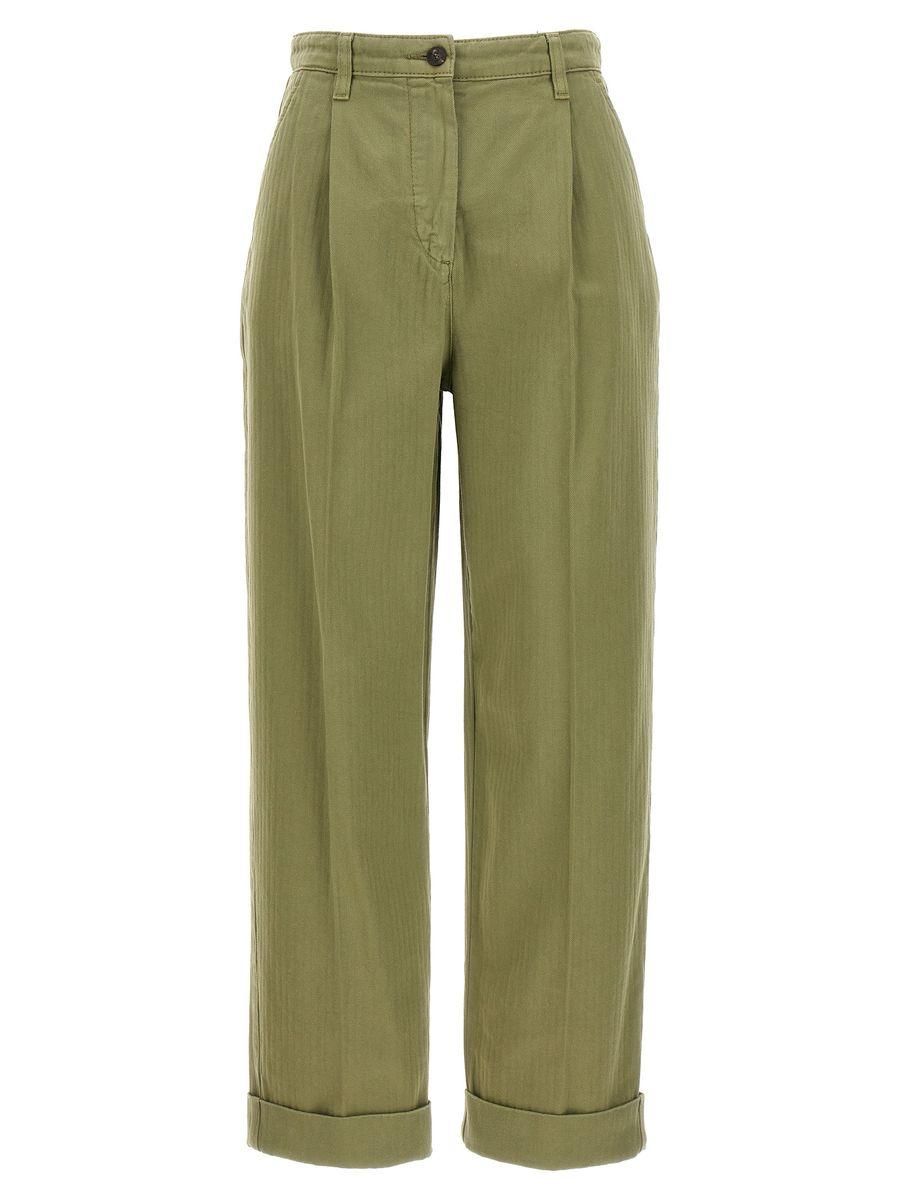 パンツ ETRO DARK GREEN PANTS Green Etro Pants: Shop up to −65% | Stylight