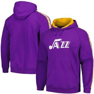 Mitchell & Ness Mens Mitchell & Ness Purple Utah Jazz Hardwood Classics Nights Raglan Pullover Hoodie at Nordstrom, Size Xx-Large