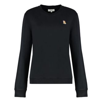 Maison Kitsun&eacute; Dames, Sweatshirts & Hoodies, Zwart, Maat: M Katoen