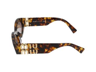 Miu Miu 0MU Tortoiseshell Acetate Sunglasses - Tortoiseshell