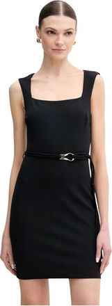 Guess Dames, Jurken, Zwart, Maat: XS Poliester