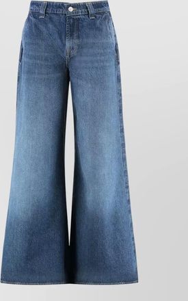 7 For All Mankind willow wide leg denim trousers