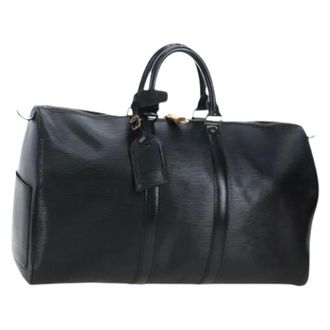 Louis Vuitton Pre-owned Boston Bag - Dames - Pre-owned - Zwart - Maat: ONE Size Leer