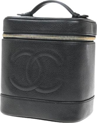 Chanel Pre-owned Handbags, female, Black, Size: ONE SIZE Pre-owned Vintage Handbag