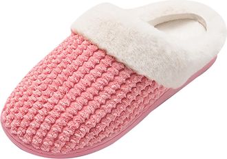 Generic Slippers Womens Mens Fluffy Slippers Comfortable Closed Winter Slippers Comfort Slippers Plush Winter Hut Shoes Cuddly Comfortable Slippers Indoor and