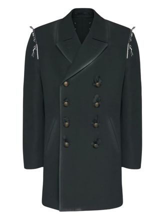 Maison Margiela Jack met dubbele rij knopen - Zwart