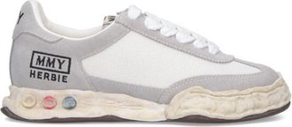 Miharayasuhiro Round Toe Sneakers With Suede And Fabric Blend