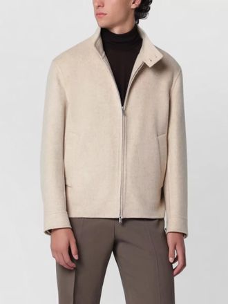 Lardini wool cashmere double-breasted jacket