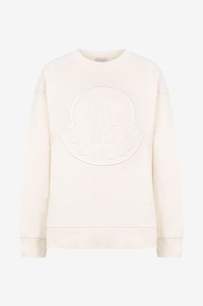 Moncler Oversize-Sweatshirt mit Cord-Details und Maxilogo