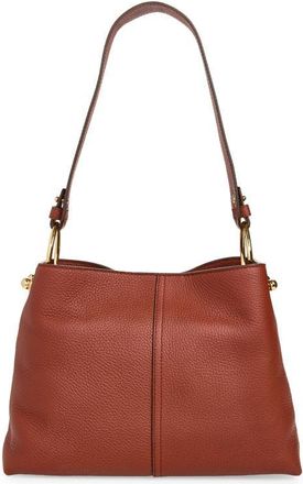 Strathberry Lana Leather Hobo Bag in Walnut at Nordstrom
