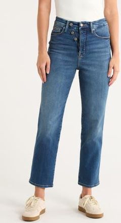 Good American Good Curve Straight Leg Jeans in Indigo625 at Nordstrom Rack, Size 14