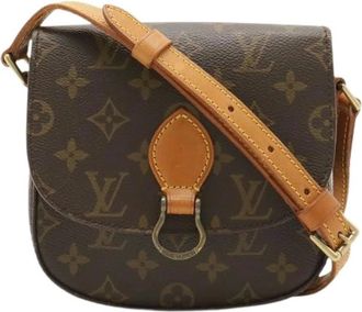 Louis Vuitton Pre-owned Cross Body Bags, female, Brown, Size: ONE SIZE Pre-owned Coated canvas crossbody-bags